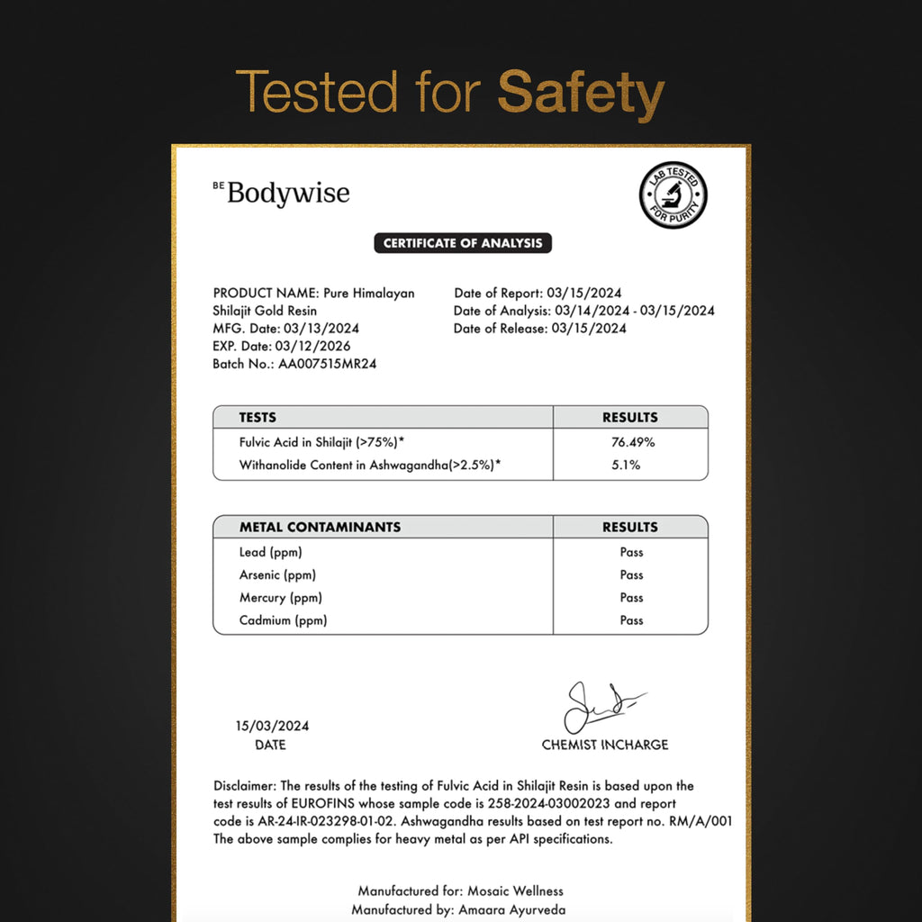 Be Bodywise Pure Himalayan Shilajit Gummies